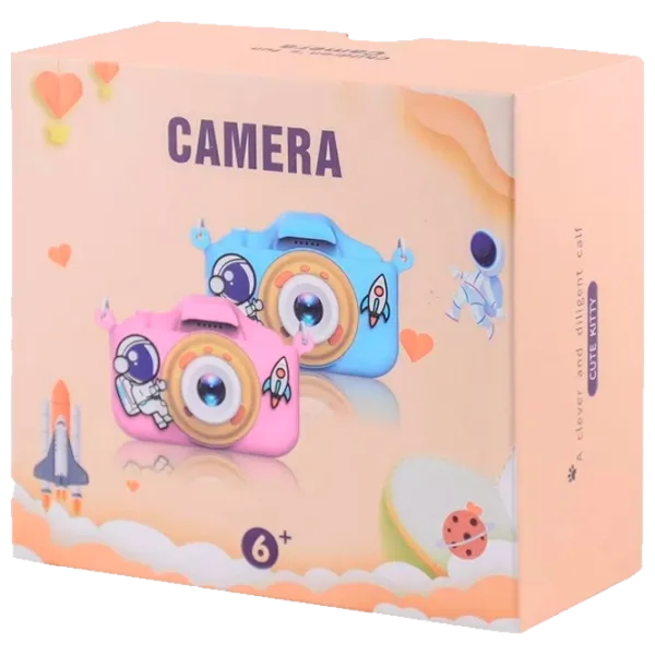 Cameră foto PRC Astronaut 011132042 6+/ White Pink photo 3