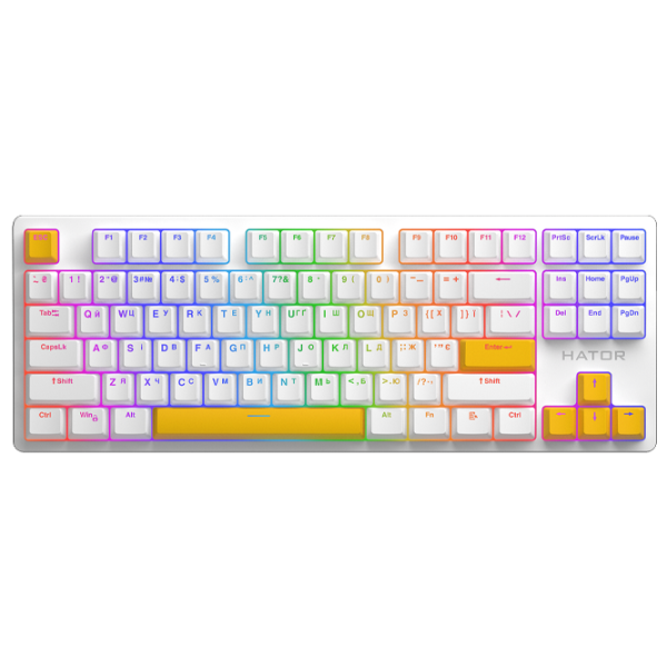 Аксессуары для клавиатуры Hator Sunny Yellow PBT Желтый photo 2