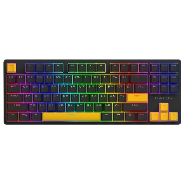 Аксессуары для клавиатуры Hator Sunny Yellow PBT Желтый photo 3