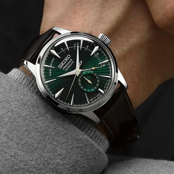 Ceas de mână pentru bărbați Seiko SSA459J1 Mecanic/ 40 mm photo 4