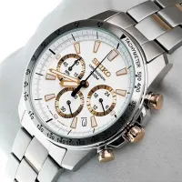 Ceas de mână pentru bărbați Seiko SSB029P1 Cuarț/ 41 mm photo 5