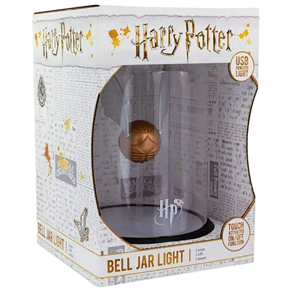 Lampă de masă fan Paladone Harry Potter Golden Snitch V5 Transparent photo 6