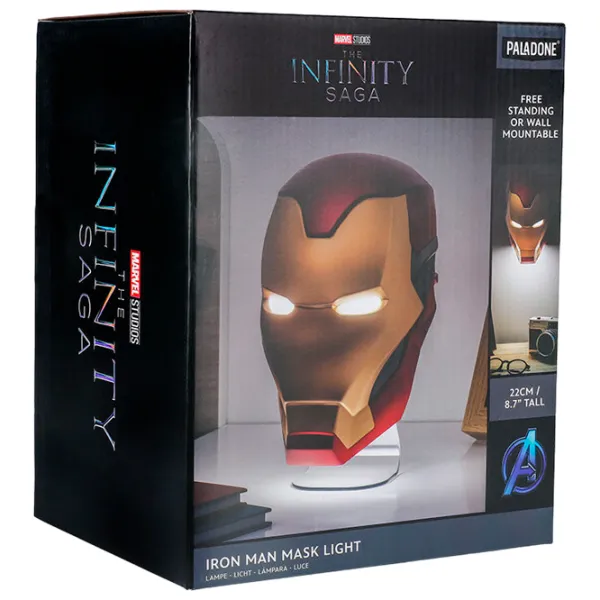 Настольная лампа фан Paladone Iron Man Mask V2 Красный photo 5 Настольная лампа фан Paladone Iron Man Mask V2 Красный photo 5