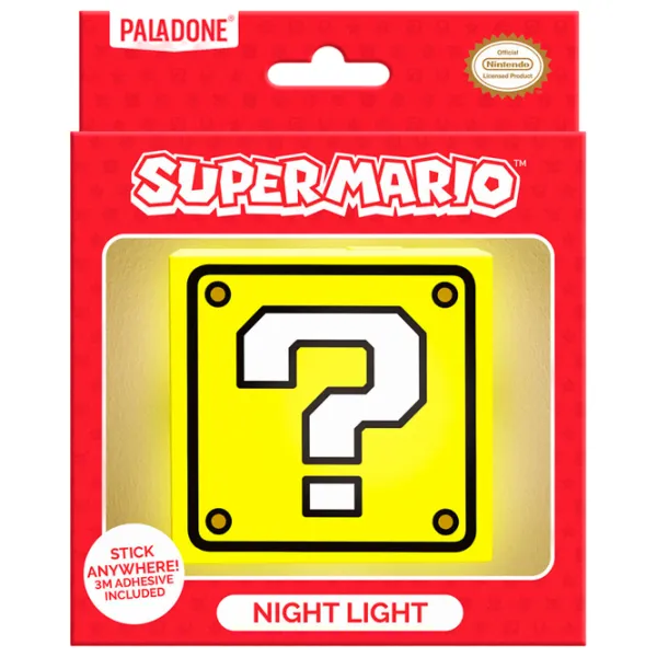 Ночник Paladone Super Mario Question Block Желтый photo 5