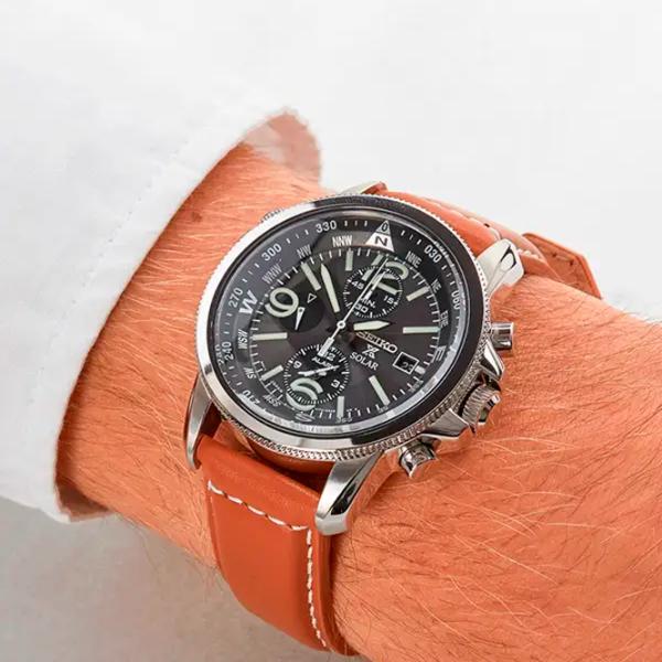 Наручные часы для мужчин Seiko SSC081P1 Кварцевый/ 42 мм photo 3