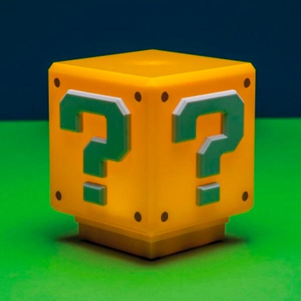 Настольная лампа фан Paladone Super Mario Mini Question Block V3 Желтый photo 2 Настольная лампа фан Paladone Super Mario Mini Question Block V3 Желтый photo 2