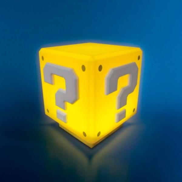Настольная лампа фан Paladone Super Mario Mini Question Block V3 Желтый photo 4 Настольная лампа фан Paladone Super Mario Mini Question Block V3 Желтый photo 4