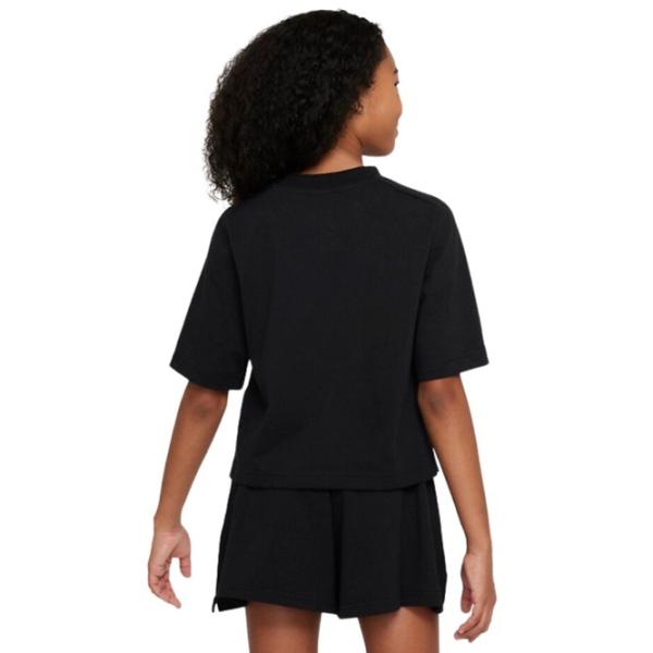 Футболка для девочек Nike Nsw Ss Top Jsy Lbr  / Черный photo 2 Футболка для девочек Nike Nsw Ss Top Jsy Lbr  / Черный photo 2