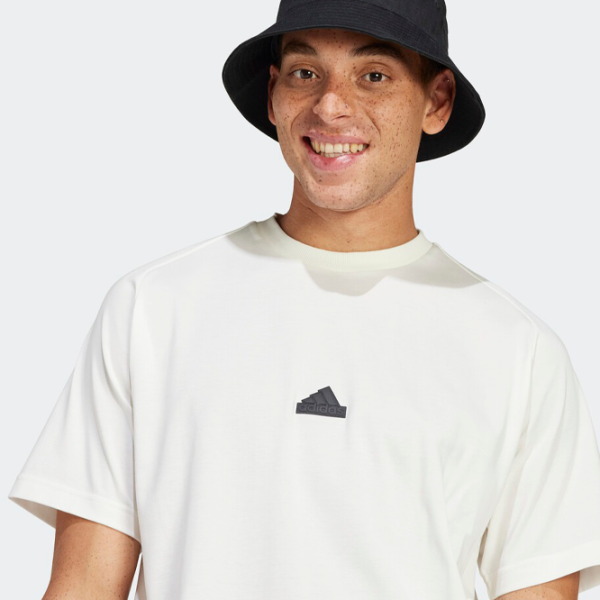 Tricou pentru bărbați Adidas M Z.N.E. Tee 35% poliester reciclat/ White photo 5