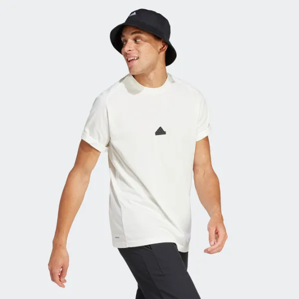 Tricou pentru bărbați Adidas M Z.N.E. Tee 35% poliester reciclat/ White photo 4