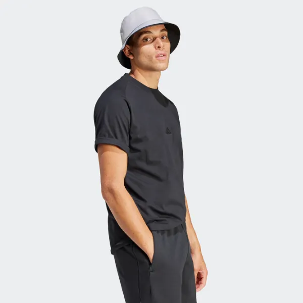 Tricou pentru bărbați Adidas M Z.N.E. Tee 35% poliester reciclat/ Black photo 4