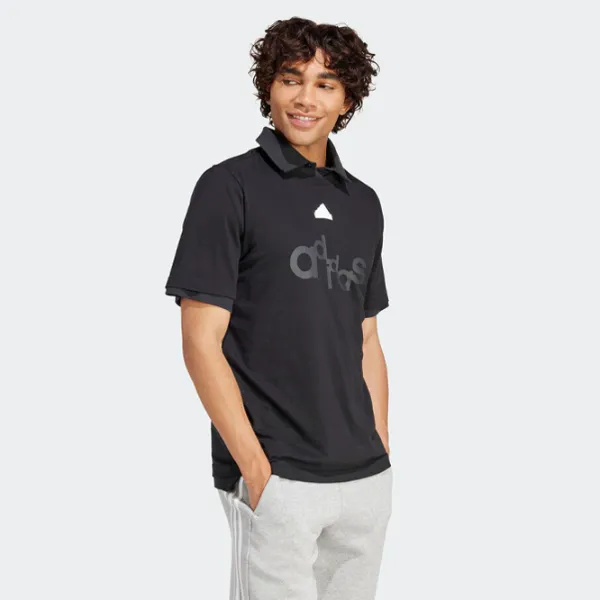 Tricou pentru bărbați Adidas Bl Sj T Q1 Gd 100% bumbac/ Black photo 4