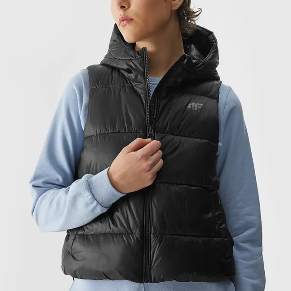 Vestă pentru femei 4F 4FWSS24TVJAF112-20S L/ Black photo 2