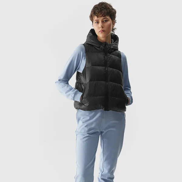 Vestă pentru femei 4F 4FWSS24TVJAF112-20S L/ Black photo 3