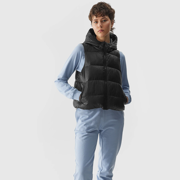 Vestă pentru femei 4F 4FWSS24TVJAF112-20S L/ Black photo 3