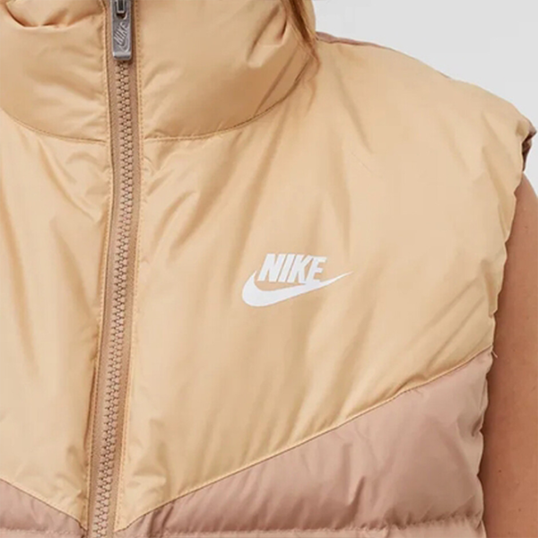 Vestă pentru femei Nike W Nsw Tf Dwn Wr M/ Beige photo 3