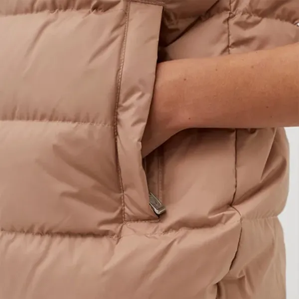 Vestă pentru femei Nike W Nsw Tf Dwn Wr M/ Beige photo 5