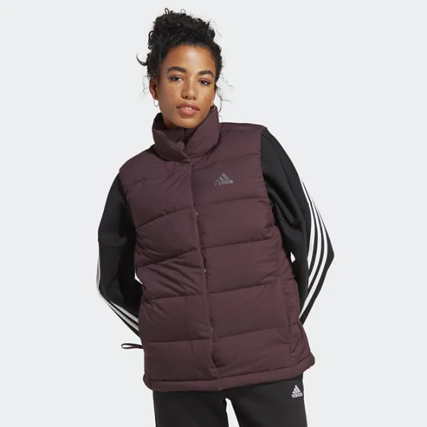 Vestă pentru femei Adidas W Helionic XXL/ Bordeaux photo 3