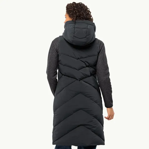 Vestă pentru femei Jack Wolfskin Marienplatz Vest W Phantom M/ Black photo 4