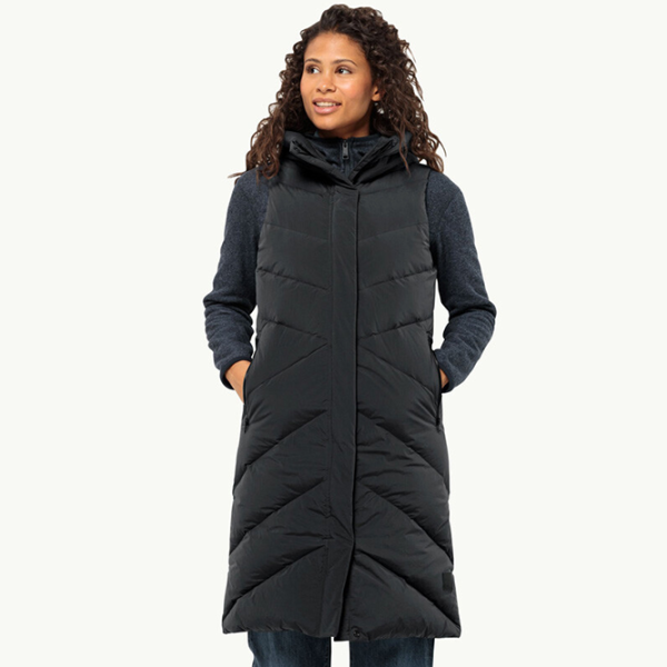Vestă pentru femei Jack Wolfskin Marienplatz Vest W Phantom S/ Black photo 3