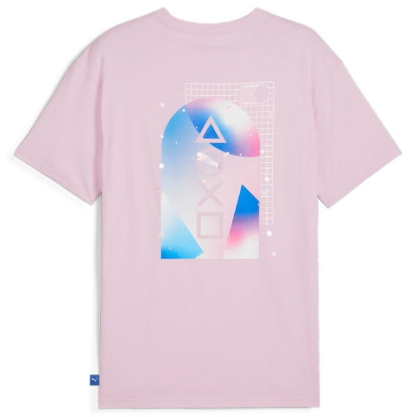Футболка для мужчин Puma X Playstation Elevated Tee 100% хлопок/ Grape Mist photo 2