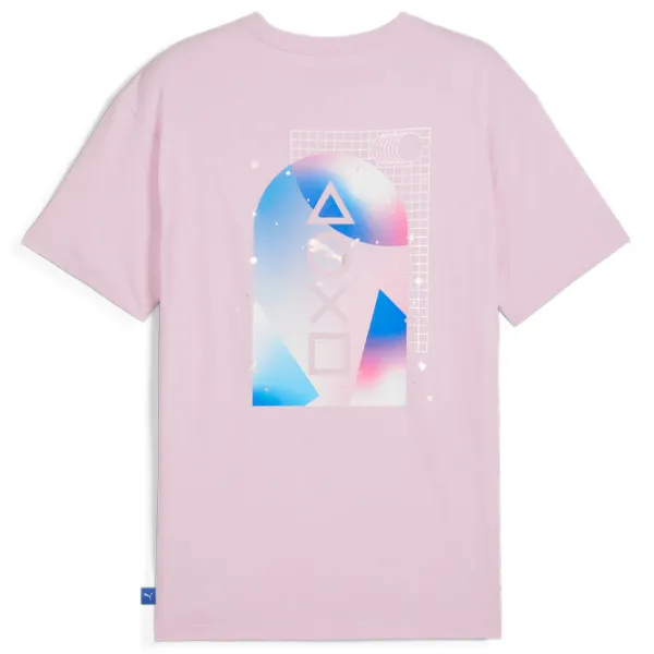 Футболка для мужчин Puma X Playstation Elevated Tee 100% хлопок/ Grape Mist photo 2