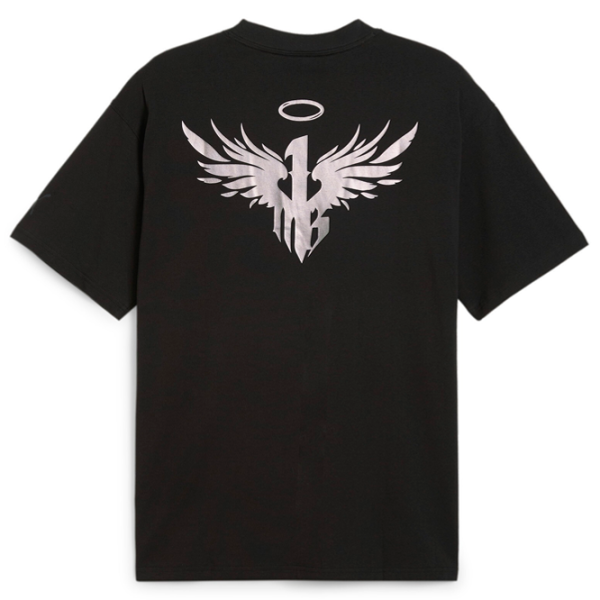 Tricou pentru bărbați Puma Melo Alwayz On Tee 100% bumbac/ Black photo 2