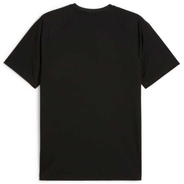 Tricou pentru bărbați Puma individualLIGA Graphic Jersey 100% poliester reciclat/ Black Sunset Glow photo 2