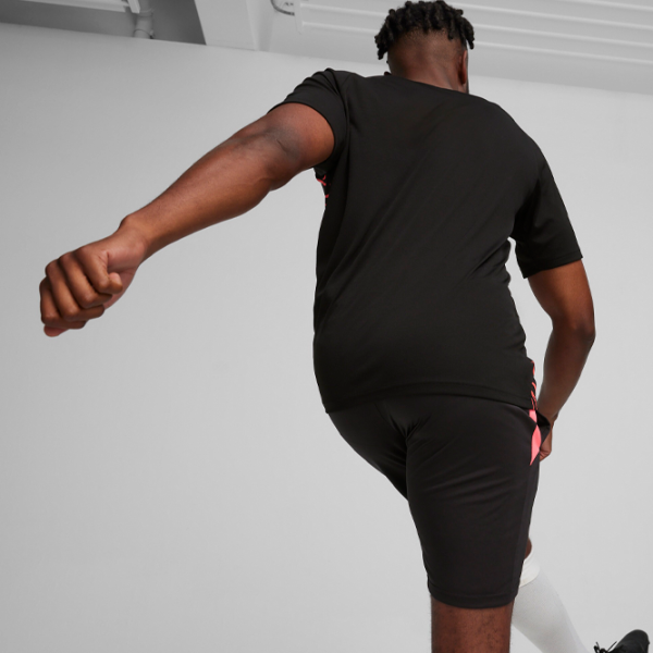 Футболка для мужчин Puma individualLIGA Graphic Jersey 100% переработанный полиэстер/ Black Sunset Glow photo 4