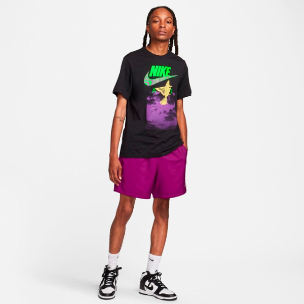 Tricou pentru bărbați Nike U Nsw Tee Brandriff In Air 100% bumbac/ Black photo 3 Tricou pentru bărbați Nike U Nsw Tee Brandriff In Air 100% bumbac/ Black photo 3