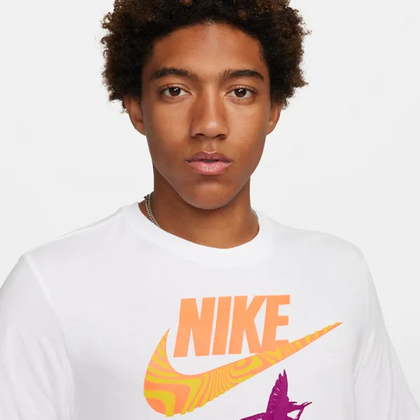 Tricou pentru bărbați Nike U Nsw Tee Brandriff In Air 100% bumbac/ White photo 4