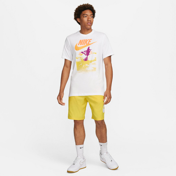 Tricou pentru bărbați Nike U Nsw Tee Brandriff In Air 100% bumbac/ White photo 3