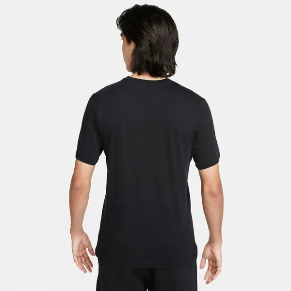 Tricou pentru bărbați Nike M Nsw Tee 6Mo Swoosh 100% bumbac/ Black photo 2