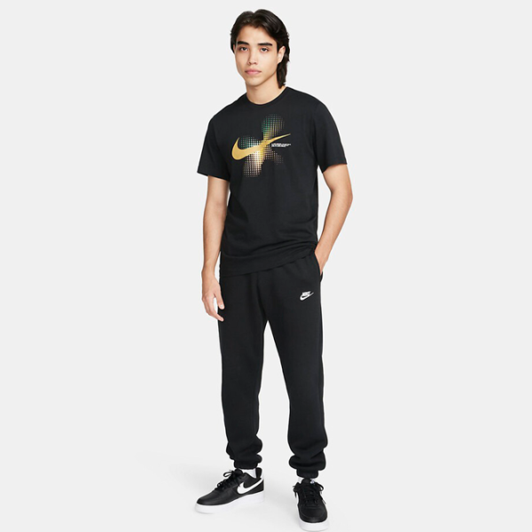 Tricou pentru bărbați Nike M Nsw Tee 6Mo Swoosh 100% bumbac/ Black photo 3
