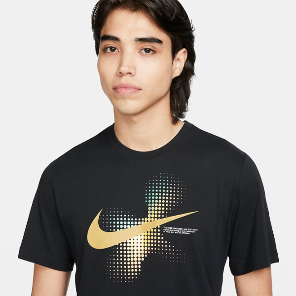 Tricou pentru bărbați Nike M Nsw Tee 6Mo Swoosh 100% bumbac/ Black photo 4