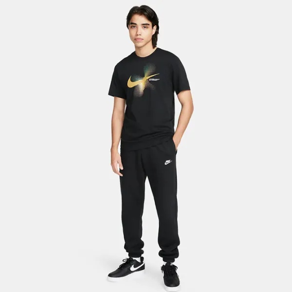 Футболка для мужчин Nike M Nsw Tee 6Mo Swoosh 100% хлопок/ Черный photo 3