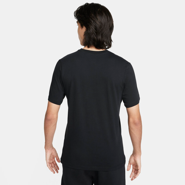 Tricou pentru bărbați Nike M Nsw Tee 6Mo Swoosh 100% bumbac/ Black photo 2