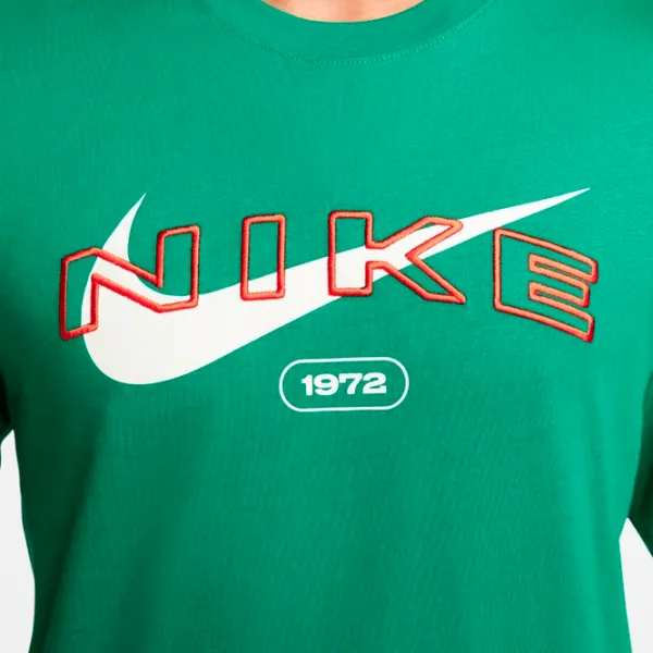 Tricou pentru bărbați Nike M Nsw Tee Club Ssnl Hbr 100% bumbac/ Green photo 5