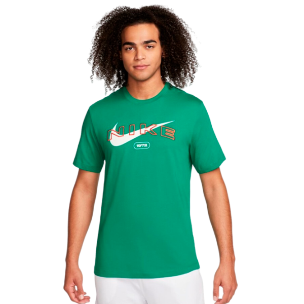 Tricou pentru bărbați Nike M Nsw Tee Club Ssnl Hbr 100% bumbac/ Green photo 6