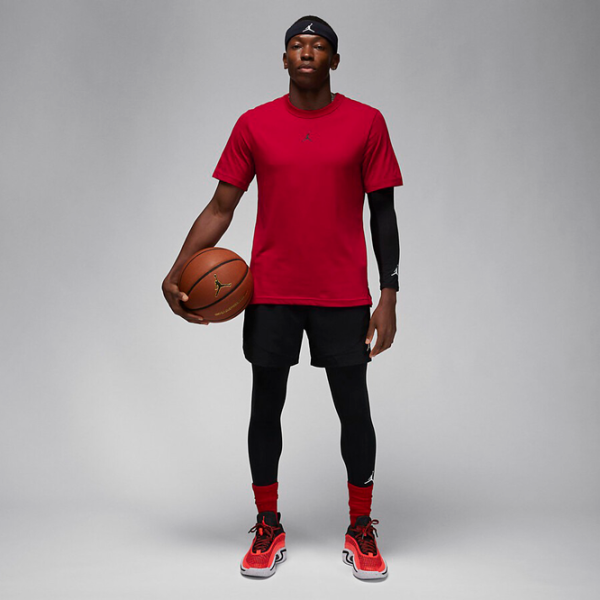 Tricou pentru bărbați Jordan Df Sprt Ss Top 43% poliester/ Red photo 3 Tricou pentru bărbați Jordan Df Sprt Ss Top 43% poliester/ Red photo 3