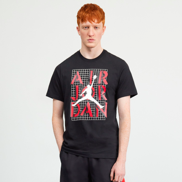 Tricou pentru bărbați Jordan Brand Jm Stack Ss Crew 100% bumbac/ Black photo 2 Tricou pentru bărbați Jordan Brand Jm Stack Ss Crew 100% bumbac/ Black photo 2