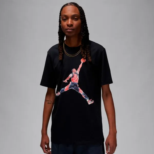 Tricou pentru bărbați Jordan Brand Jm Wtrclr Ss Crew 100% bumbac/ Black photo 2 Tricou pentru bărbați Jordan Brand Jm Wtrclr Ss Crew 100% bumbac/ Black photo 2