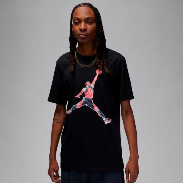 Tricou pentru bărbați Jordan Brand Jm Wtrclr Ss Crew 100% bumbac/ Black photo 2 Tricou pentru bărbați Jordan Brand Jm Wtrclr Ss Crew 100% bumbac/ Black photo 2