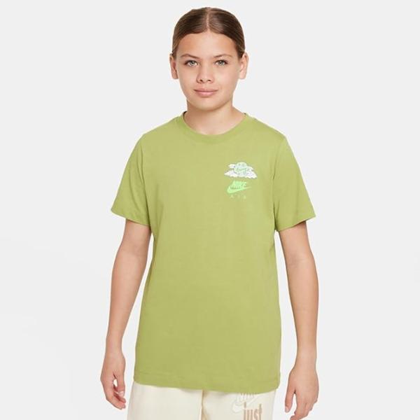 Футболка для девочек Nike K Nsw Tee Air 2  / Зеленый photo 2 Футболка для девочек Nike K Nsw Tee Air 2  / Зеленый photo 2