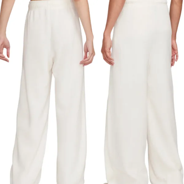 Pantaloni sportivi pentru femei Nike W Nsw Plsh Pant XL/ White photo 4