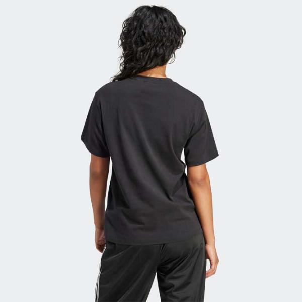 Tricou pentru femei Adidas Trefoil Tee 94% bumbac/ Black photo 3