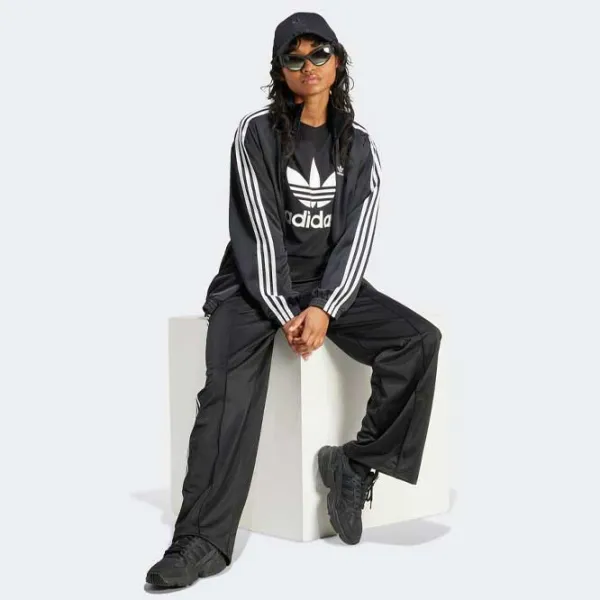 Tricou pentru femei Adidas Trefoil Tee 94% bumbac/ Black photo 4