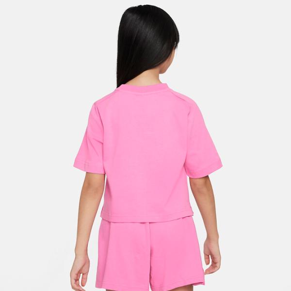 Футболка для девочек Nike G Nsw Ss Top Jsy Lbr  / Розовый photo 2 Футболка для девочек Nike G Nsw Ss Top Jsy Lbr  / Розовый photo 2