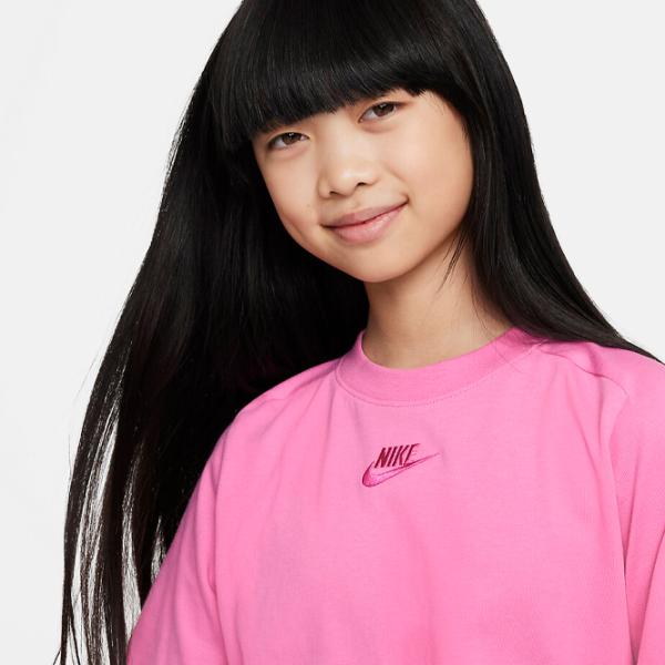Футболка для девочек Nike G Nsw Ss Top Jsy Lbr  / Розовый photo 4 Футболка для девочек Nike G Nsw Ss Top Jsy Lbr  / Розовый photo 4