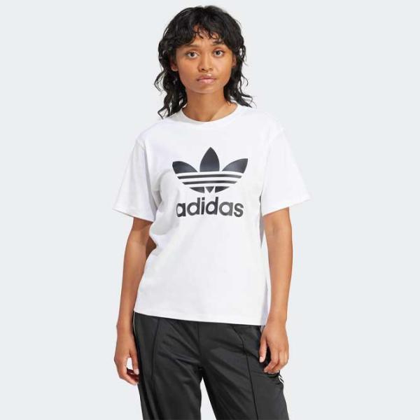 Футболка для женщин Adidas Trefoil Tee 94% хлопок/ Белый photo 2